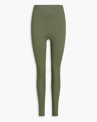 The Upside Ribbed jersey leggings - Green Green