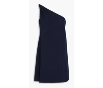 Kalia one-shoulder crepe mini dress - Blue