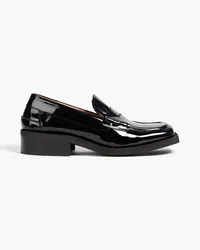 Ganni Patent-leather loafers - Black Black