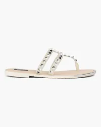 DKNY Sal studded rubber sandals - White White