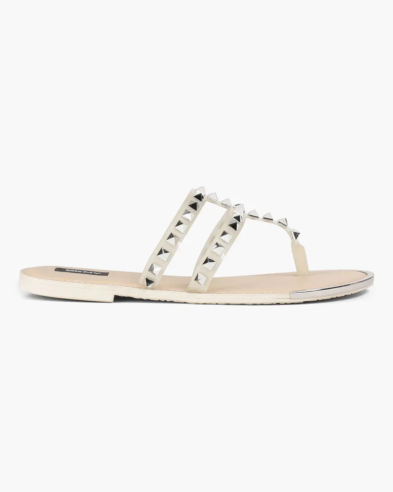 DKNY Sal studded rubber sandals - White White