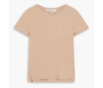 Easy True linen-jersey T-shirt - Pink