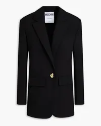 Moschino Stretch-cady blazer - Black Black