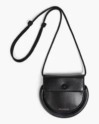 J.W.Anderson Leather coin purse - Black Black