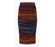 Bodacious space-dyed knitted pencil skirt - Multicolor