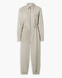 Stella McCartney Mira cropped faux leather jumpsuit - Neutral Neutral