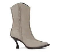 Suede ankle boots - Neutral