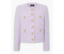 Bouclé-tweed jacket - Purple