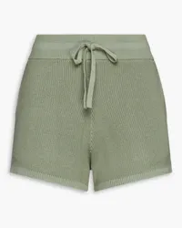 Rag & Bone Archetype ribbed cotton shorts - Green Green