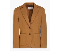 Nancy wool-jersey blazer - Brown