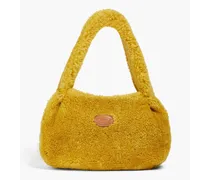 Shearling shoulder bag - Yellow