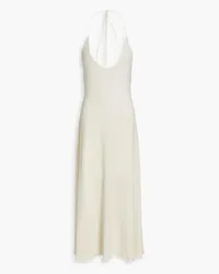 KHAITE Rina open-back jersey midi dress - White White