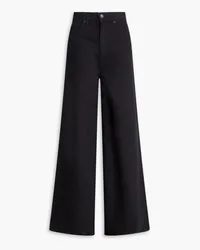 Mother Sugar Cone high-rise wide-leg jeans - Black Black