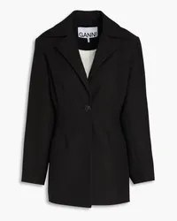 Ganni Cotton blazer - Black Black