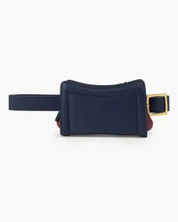 Elleme Two-tone leather belt bag - Blue Blue