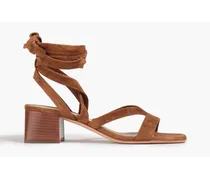 Dalian suede sandals - Brown