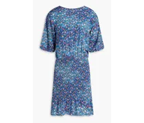 Spinelle cutout floral-print jersey dress - Blue