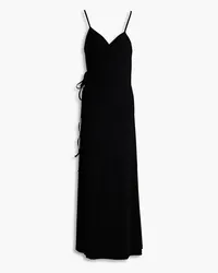 BITE Studios Jersey maxi wrap dress - Black Black