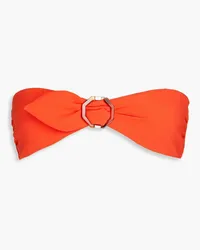 Zimmermann Buckled bandeau bikini top - Orange Orange