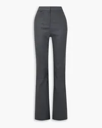 ROTATE Birger Christensen Flola leather flared pants - Gray Gray