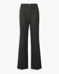 Stella McCartney Pinstriped wool bootcut pants - Gray Gray