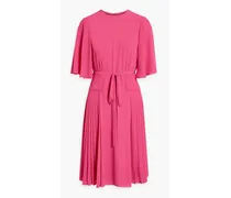 Pleated crepe dress - Pink