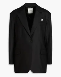 Sandro Pinstriped twill blazer - Black Black