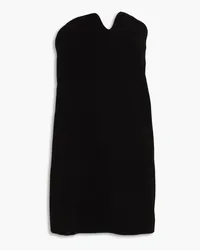 tibi Strapless crepe mini dress - Black Black