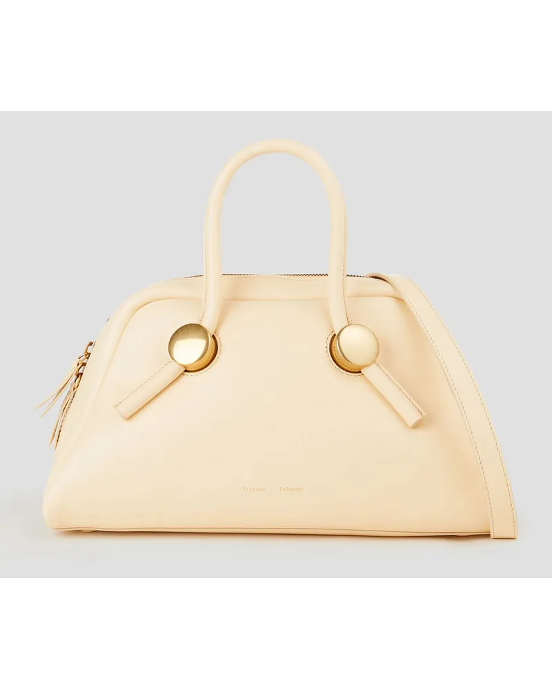 Proenza Schouler Bowler leather tote - White White