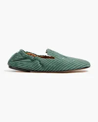 Maison Margiela Corduroy loafers - Green Green