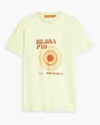 REJINA PYO Murphy printed cotton-jersey T-shirt - Green Green