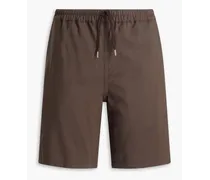 Alpha wool-blend drawstring shorts - Neutral