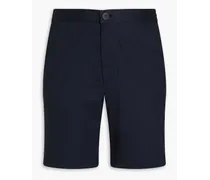 Sigma cotton-blend twill shorts - Blue