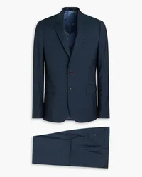 Paul Smith Slim-fit checked wool suit - Blue Blue