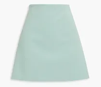 Alice Olivia - Darma wrap-effect crepe mini skirt - Green