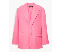 Montana TENCEL™ and linen-blend blazer - Pink