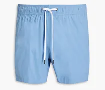 Short-length swim shorts - Blue