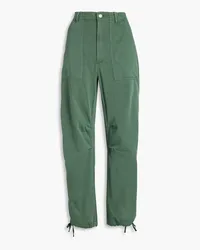 Rag & Bone Savannah pleated cotton tapered pants - Green Green