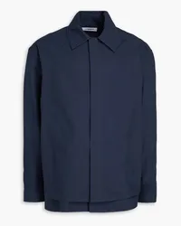 LE 17 SEPTEMBRE Layered cotton-poplin shirt - Blue Blue