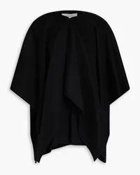 Valentino Garavani Cashmere-felt cape - Black Black