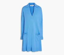 Malone wool and cashmere-blend dress - Blue
