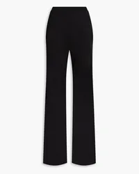 Diane von Furstenberg Holly satin-jersey wide-leg pants - Black Black