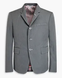 Thom Browne Woven blazer - Gray Gray