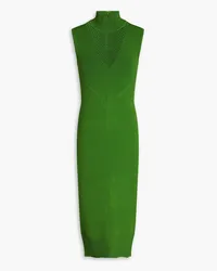 Hervé Léger Ponte midi dress - Green Green