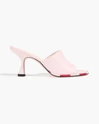 WANDLER Two-tone leather mules - Pink Pink