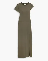 J.W.Anderson Piqué midi dress - Green Green