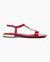 Dolce & Gabbana Patent-leather sandals - Purple Purple