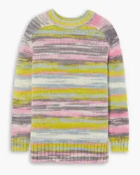 GAUCHERE Space-dyed mohair-blend sweater - Yellow Yellow