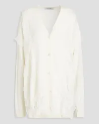 Valentino Garavani Chantilly lace wool cardigan - White White