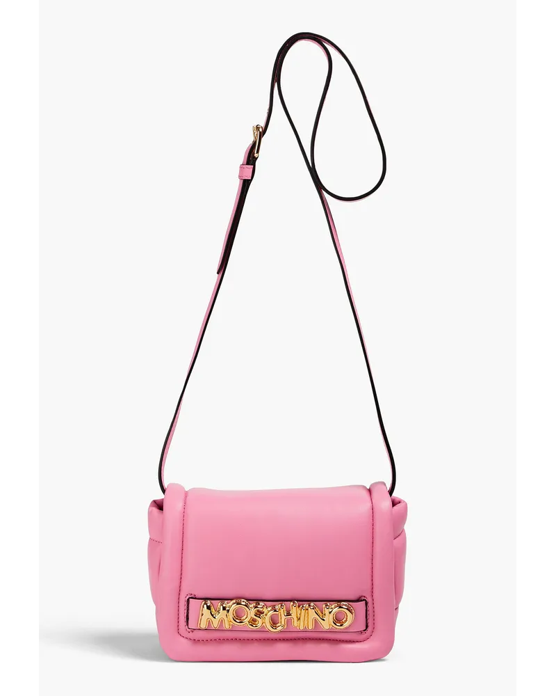 Moschino Leather shoulder bag - Pink Pink